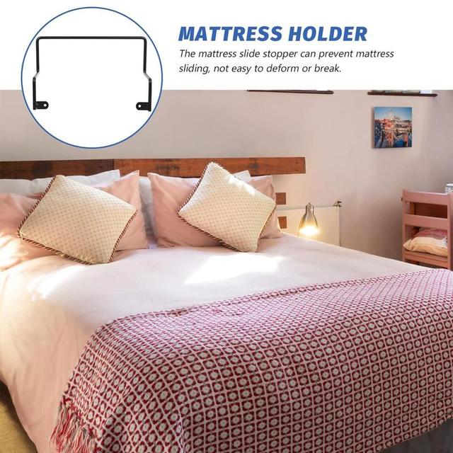 Non Slip Mattress Gripper Iron Mattress Holder 2 Pcs Mattress Holder For  Bed Frame Keep Bed